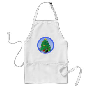 Tablier Joyeux Noël miaou