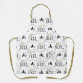 Tablier Joyeux Noel Motif (Recto)