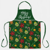 Tablier Joyeux Noël, Motif de Noël (Recto)