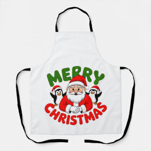 Tablier Joyeux Noël Père Noël