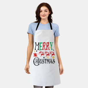 Tablier Joyeux Noël Père Noël Sleigh-61049 T-Shirt Sweat -