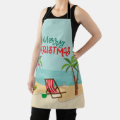 Tablier Joyeux Noël Plage (Insitu)
