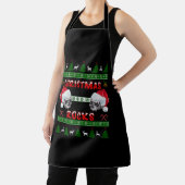 Tablier Joyeux Noël ROCKS Vilain Sweat de Noël (Insitu)