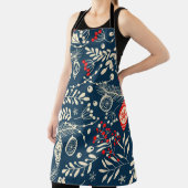 Tablier Joyeux Noël : Vintage hivernal en toute transparen (Insitu)