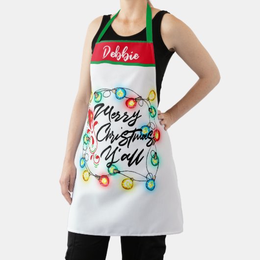 Tablier Joyeux Noël Y'all Joyeux Noël (Insitu)