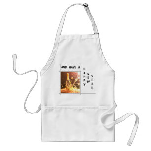 Tablier Joyeux nouvel an parkling Champagne Apron
