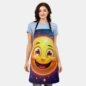 Tablier Joyeux oeil cosmique Emoji (Porté)