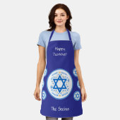 Tablier Joyeux PAQUE Étoile de David Bleue Nom P Sets de t (Porté)