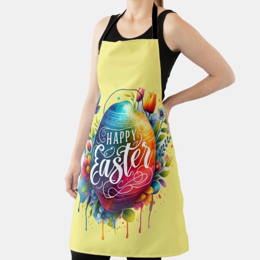 Tablier Joyeux Pâques : Vibrant Oeuf de Pâques (Insitu)