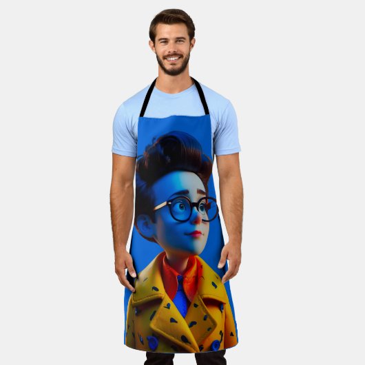 Tablier Joyeux Petit Guy Apron (Porté)