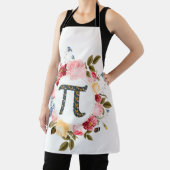 Tablier  Joyeux Pi Day Funny Belles Fleurs pour femmes (Insitu)