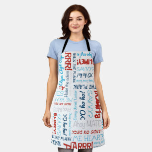 Tablier Joyeux Pirate Party Slogans Apron