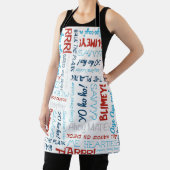 Tablier Joyeux Pirate Party Slogans Apron (Insitu)