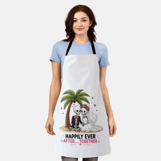 Tablier Joyeux Pour Toujours Ensemble Cadeau De Mariage De