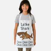 Tablier Joyeux requin Chanukah Latke (Insitu)