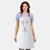 Tablier Joyeux Smile Snowman Face (Porté)