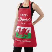 Tablier Joyeux St David's Day Dydd Gala Gallois Dewi Hapus (Insitu)