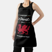 Tablier Joyeux St David's Day Dydd Gala Gallois Dewi Hapus (Insitu)