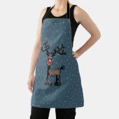 Tablier Joyeux Stressmas avec Rudolph (Insitu)