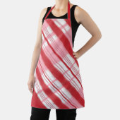 Tablier Joyeux Sucre de canne de vacances rouge et rose Pl (Insitu)