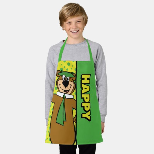 Tablier Joyeux Yogi Bear (Porté)