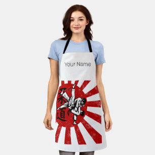 Tablier Judo Martial Arts Japonais Vintage Retro Design