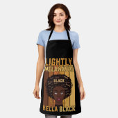 Tablier JunetDix Légèrement Melanée Hella Black Melanin (Porté)