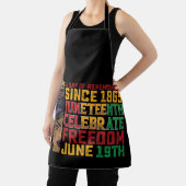 Tablier Juneteenth Une Journée De Souvenir Liberté Noire (Insitu)