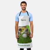 Tablier junge hühnchen mit eiern im gras (Porté)