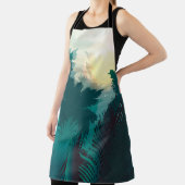 Tablier Jungle tropicale : Paysage matinal Vintage. (Insitu)