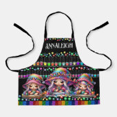 Tablier JUNIOR Manicure Nail Technicien Apron (Recto)