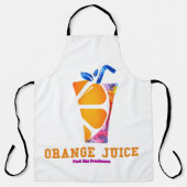 Tablier jus d'orange (Recto)
