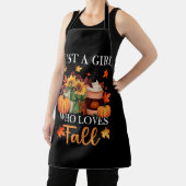 Tablier Juste Fille qui aime Chute saison Citrouille Épice (Insitu)
