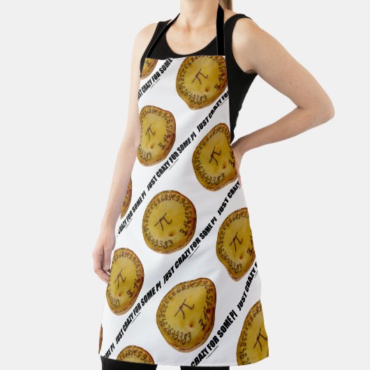 Tablier Juste Fou Pour Certains Pi (Humour Pi / Pie Math) (Insitu)