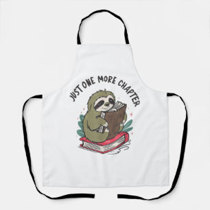 Tablier Juste un chapitre de plus Cute Sloth Bookworm Slot