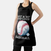 Tablier Juste un garçon qui aime le baseball (Insitu)