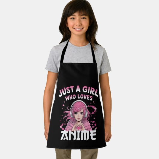 Tablier Juste une fille qui aime l'anime (Insitu)
