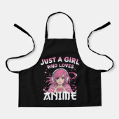 Tablier Juste une fille qui aime l'anime (Recto)