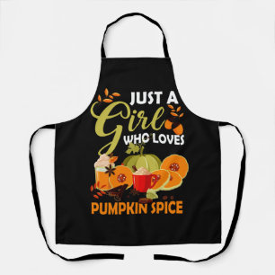 Tablier Juste Une Fille Qui Aime L'Épice Citrouille Automn
