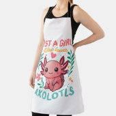 Tablier Juste une fille qui aime les axolotls (Insitu)