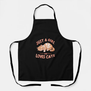 Tablier Juste Une Fille Qui Aime Les Chats Cute Kitty Aîné
