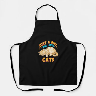 Tablier Juste Une Fille Qui Aime Les Chats Cute Kitty Aîné