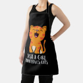 Tablier Juste une fille qui aime les chats Pullover (Insitu)