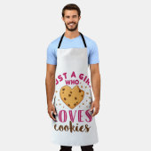 Tablier Juste une fille qui aime les cookies (Porté)