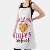 Tablier Juste une fille qui aime les cookies (Insitu)