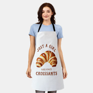 Tablier Juste une fille qui aime les croissants