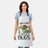 Tablier Juste une fille qui aime les insectes (Porté)