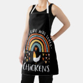 Tablier Juste Une Fille Qui Aime Les Poulets Arc-En-Ciel C (Insitu)