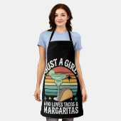 Tablier Juste Une Fille Qui Aime Les Tacos Et Margarita Me (Porté)