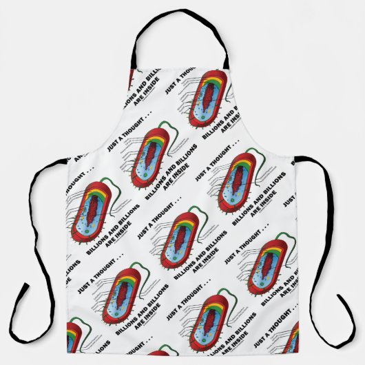 Tablier Juste Une Pensée... Milliards et milliards à l'int (Recto)